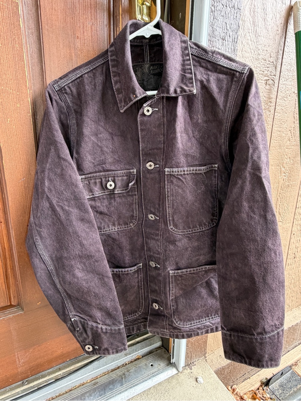 Naked & Famous Iceberg Chrore Denim Jacket S 15oz